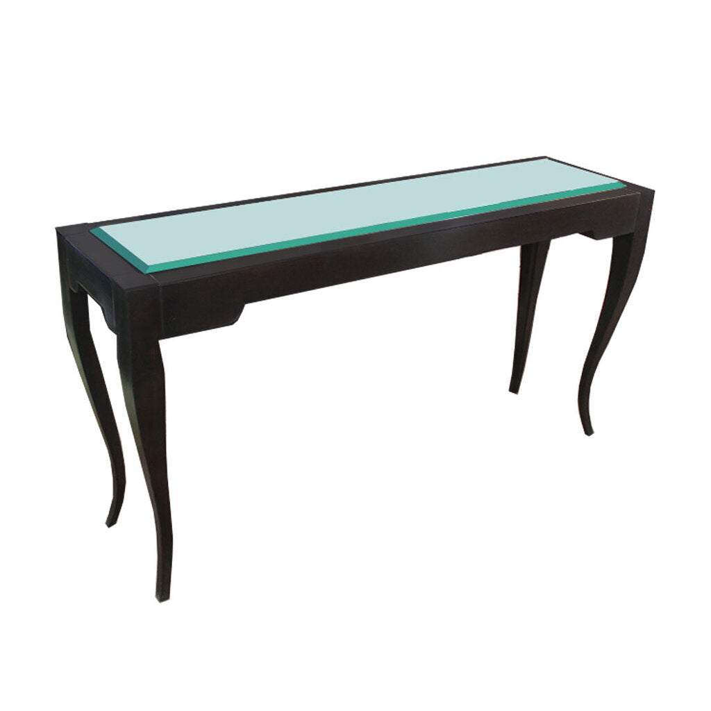 Beverly Console Table w/Beveled Glass