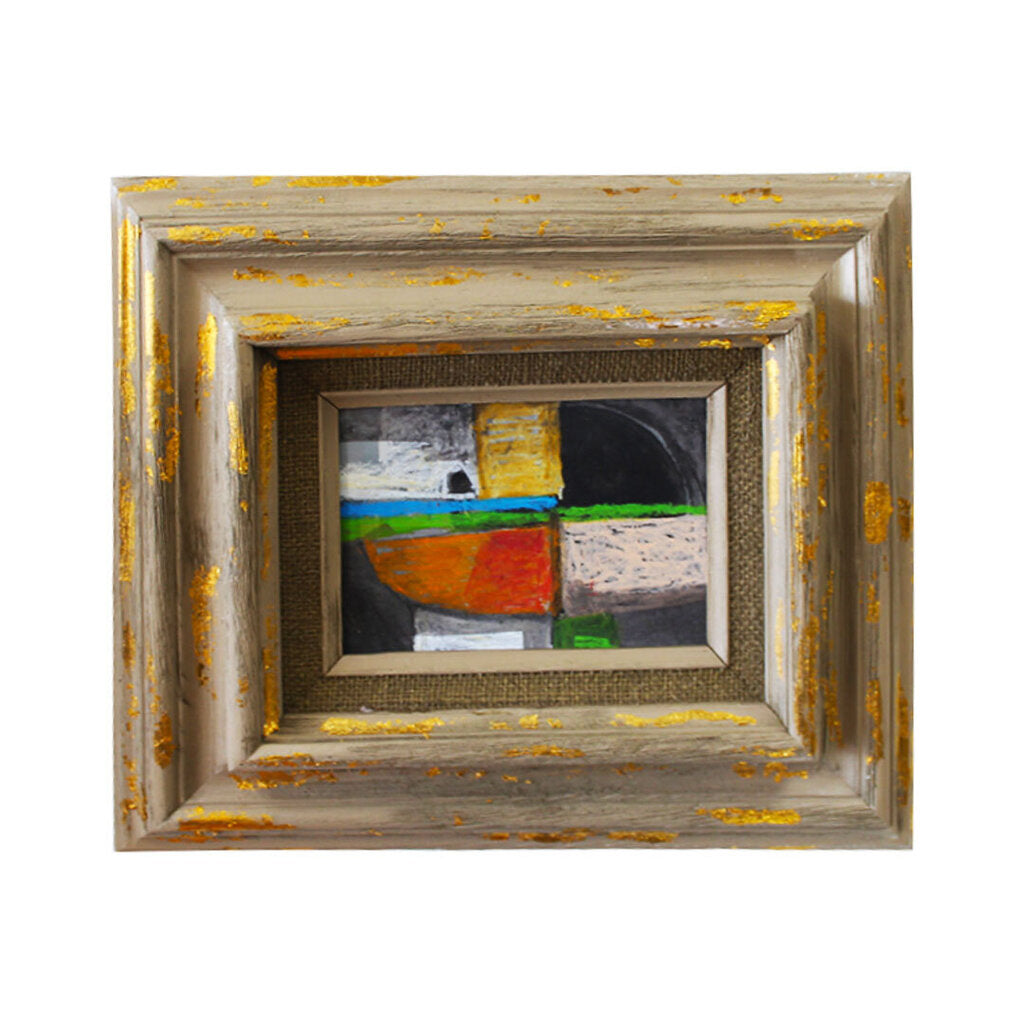 Savage Distressed Gold/Beige Frame