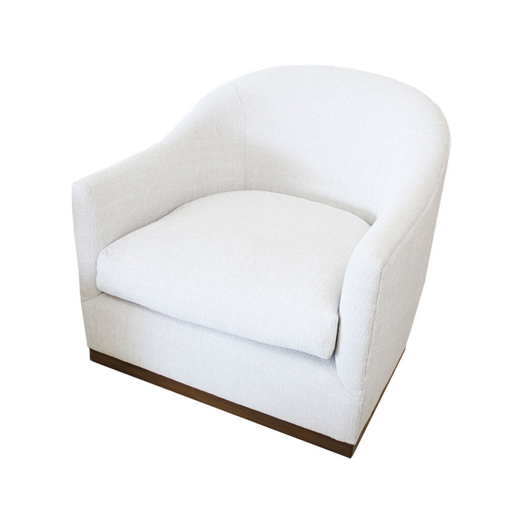 Barclay Butera Club Swivel Chair 34W 38D 31.5H