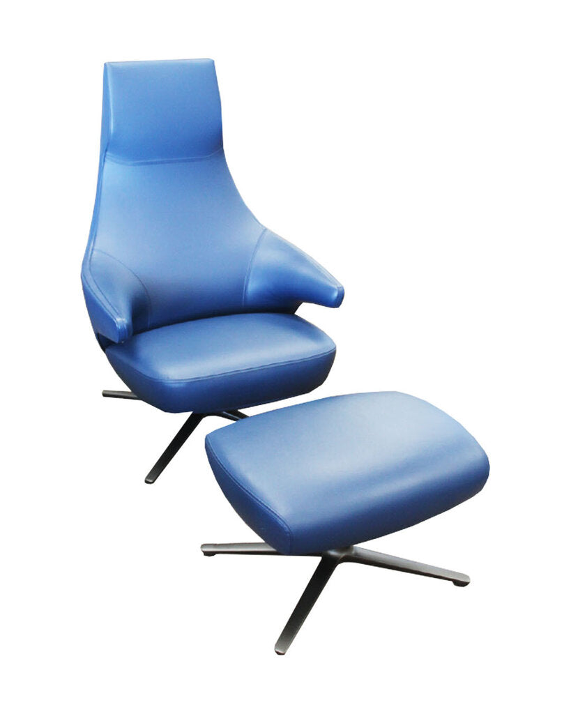 Poltrana Frau Designed by Jean-Marie Massaud Jay Lounge Chair w/Otto