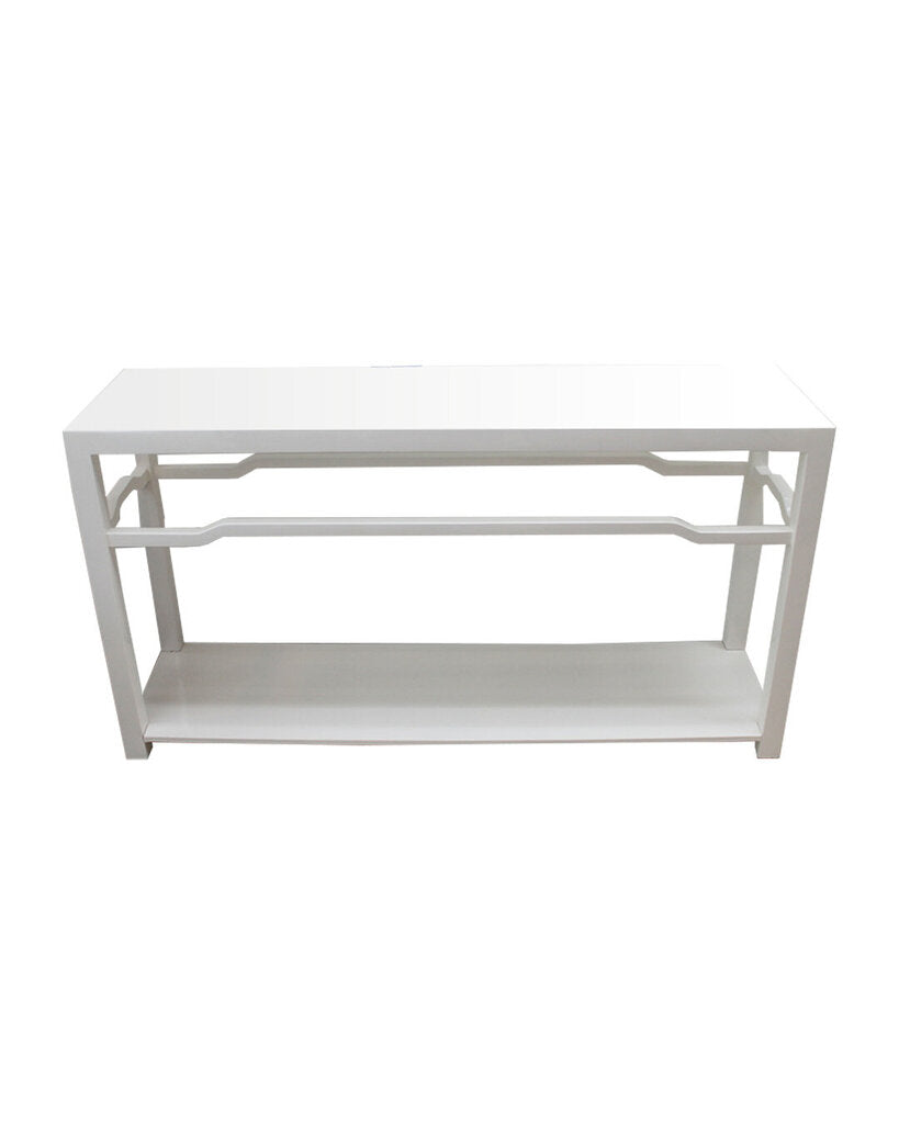 White Lacquer Console 60W 16D 32.25H