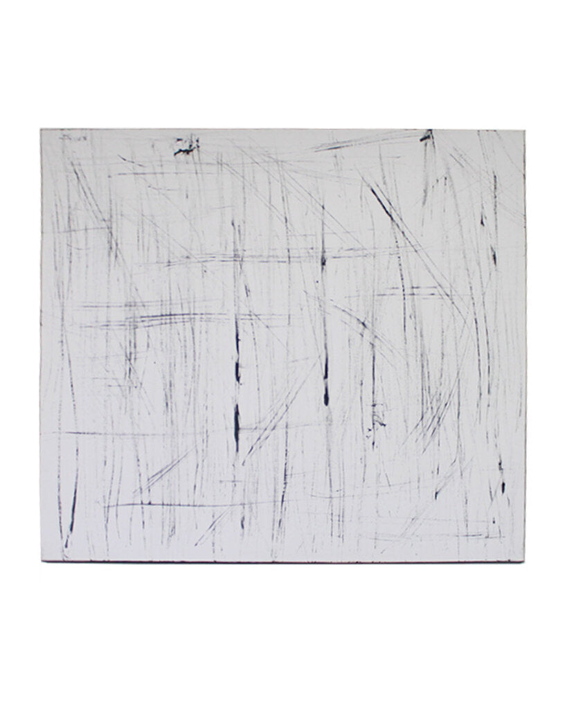 "Freeway" Black & White Acrylic on Canvas 36"Sq.