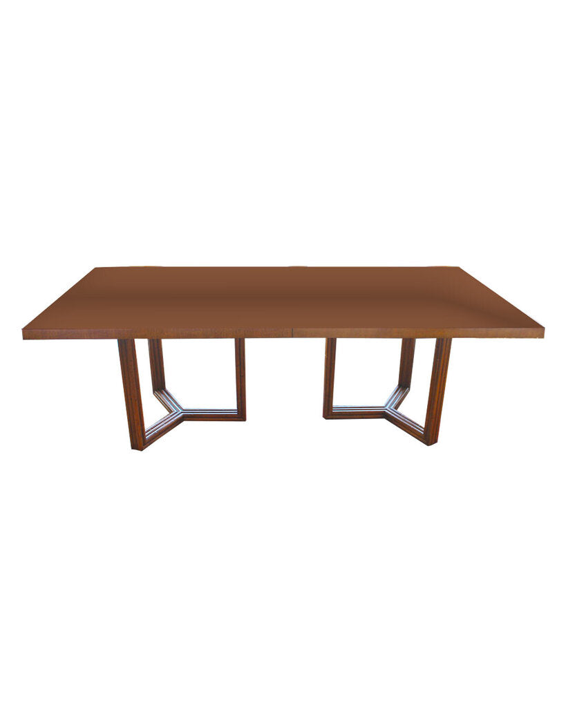 Tommy Bahama San Marino Double Pedestal Dining Table w/ two 20" Leaves