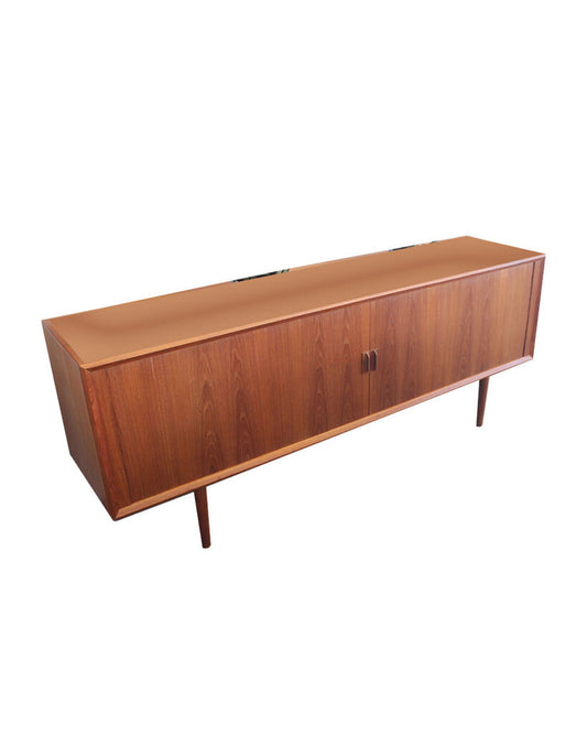 1960's Denmark Svend Aage Larsen Teak Sideboard 80W 19D 31.25H