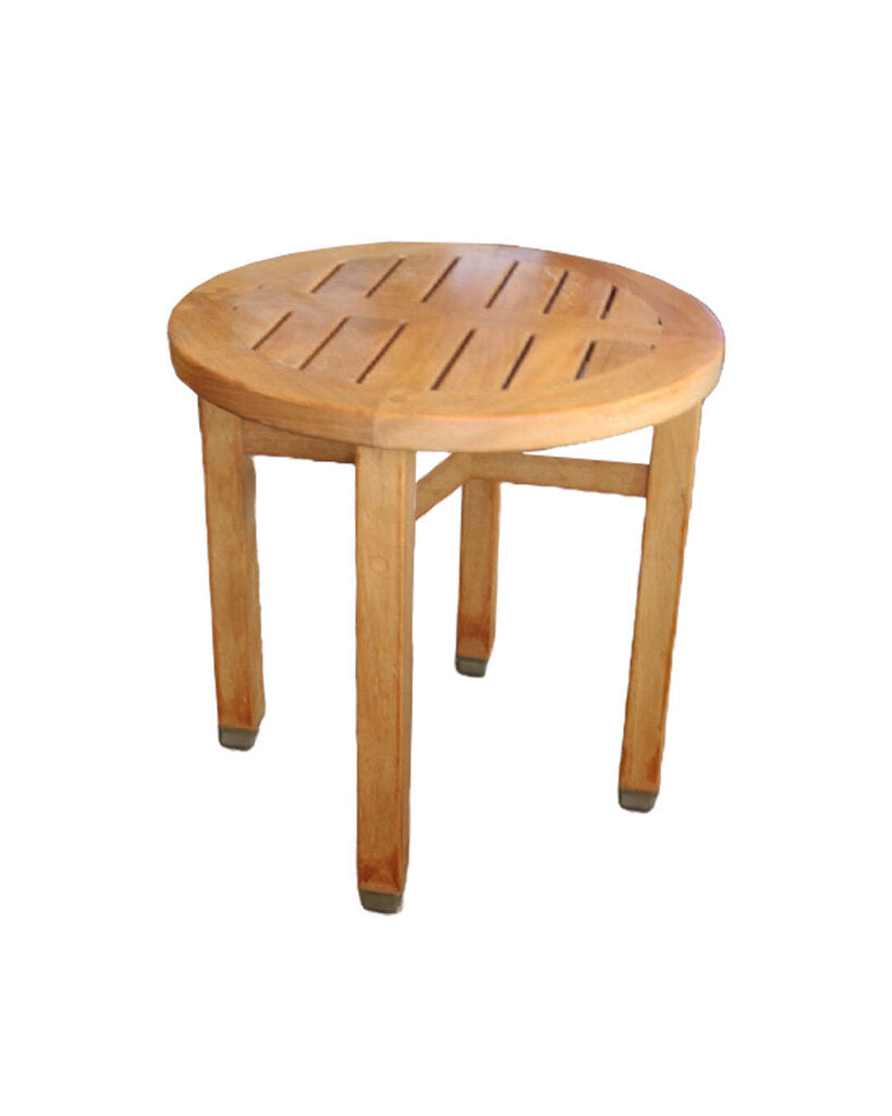 Giati Furniture Paradiso Round Teak Side Table 18"Dia. 18"H