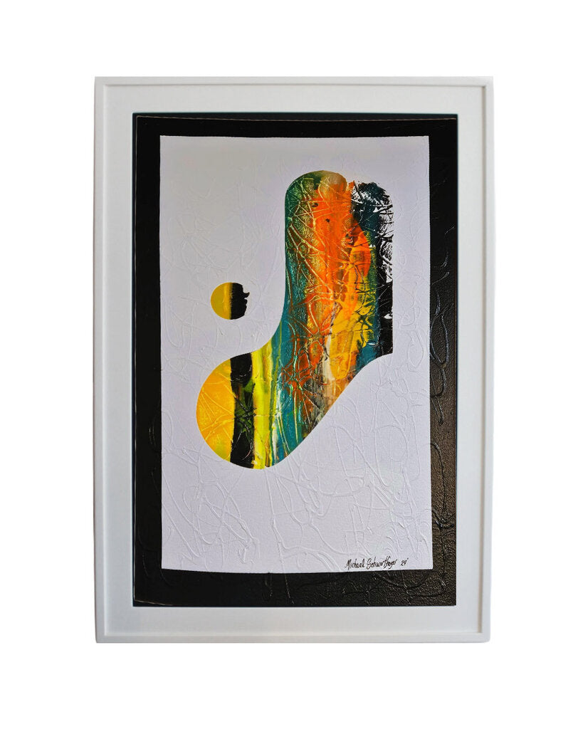 Original Acrylic on Canvas Signed Michael Schwertfeger