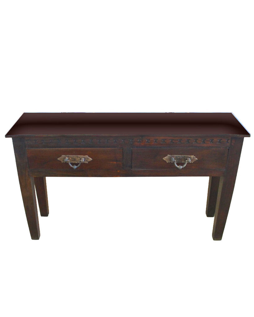 Dark Wood Sideboard 54.25 x 16.5 x 31H