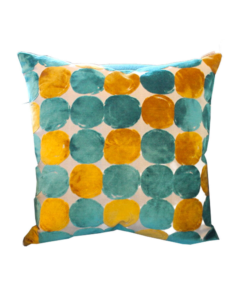 D.V. Kap Hot Spot Peacock Pillows (PAIR) 22"Sq