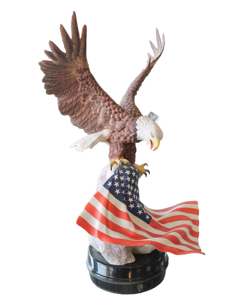 Boehm Porcelain "Patriot Eagle" Sculpture Ltd. Ed. 75/500 16W 13D 22H