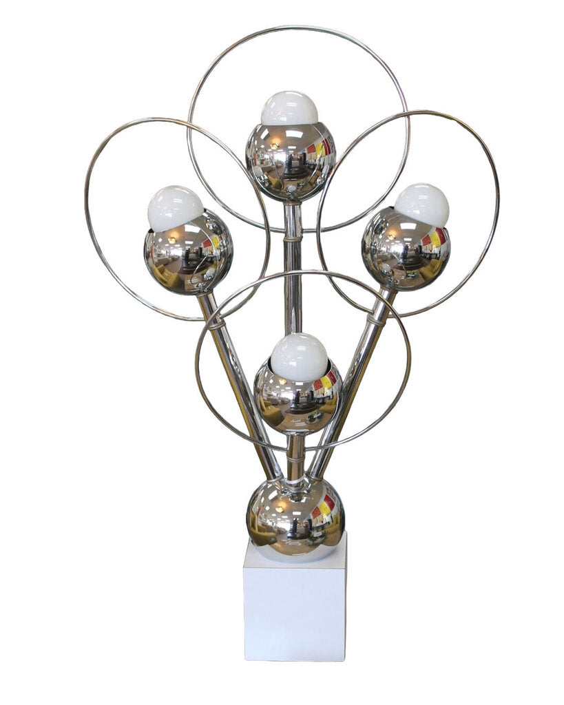 Mid Century Modern Atomic Era Sputnik Table Lamp