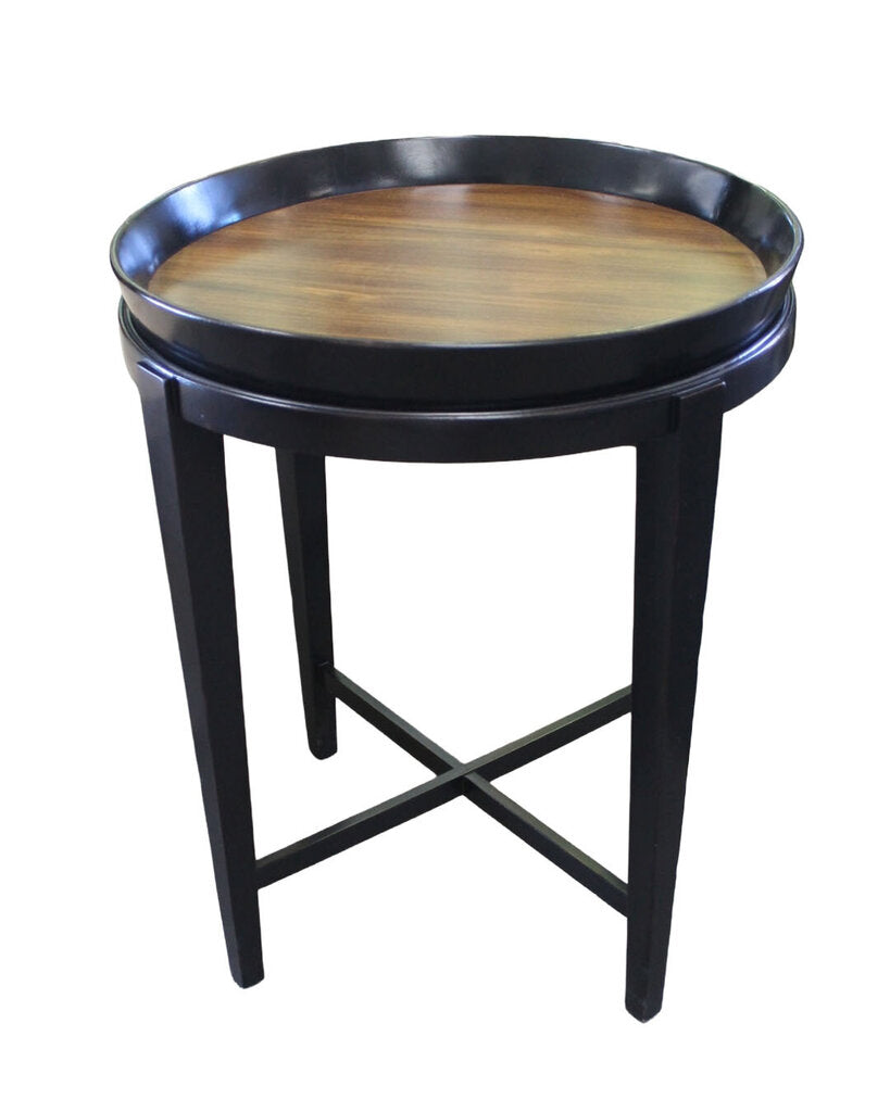 Tray Top Side Table 22Dia 27H