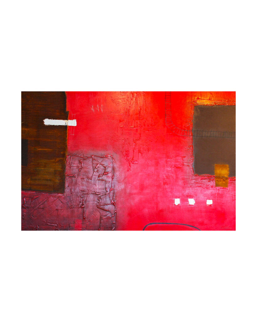 "Red Center Series" Ghan by L. Nickless 72W 48H