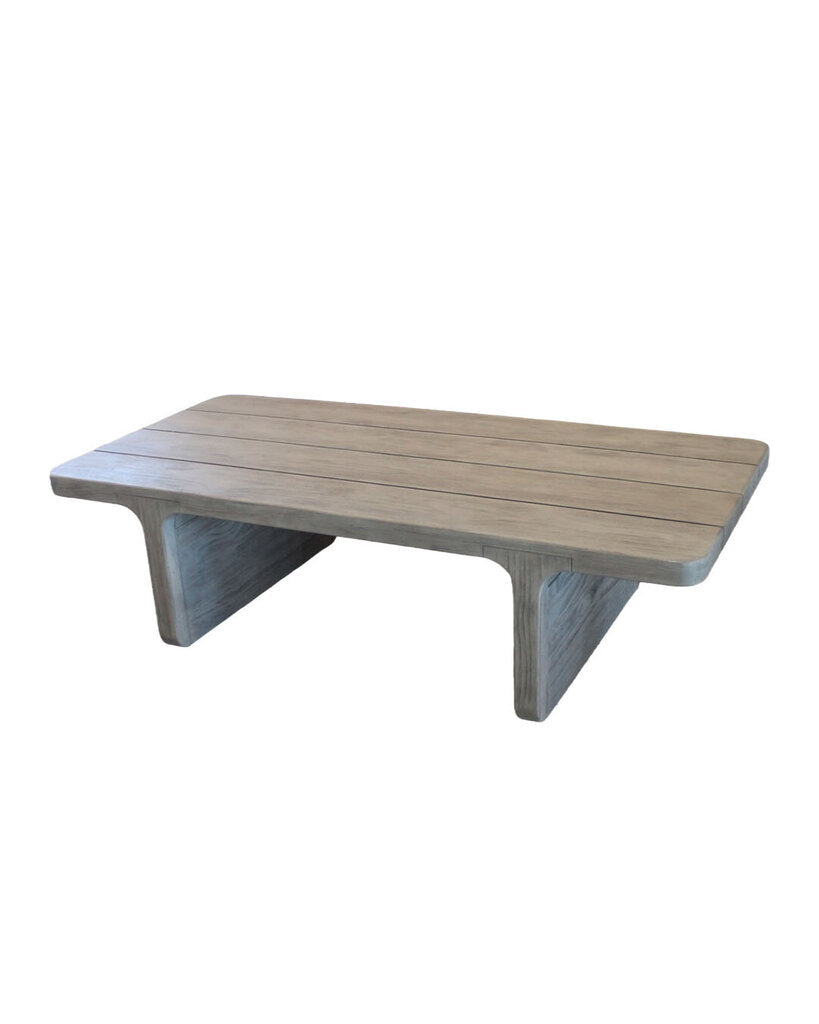 Restoration Hardware Santiago Teak Rectangle Coffee Table 52W 25.5D 14.5H