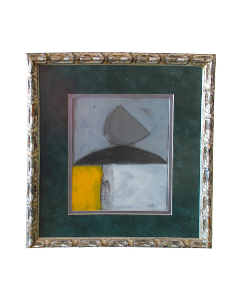 "Grey Man" Original Oil on Board, Signed Savage (Shawn) 13.5W 15.5H
