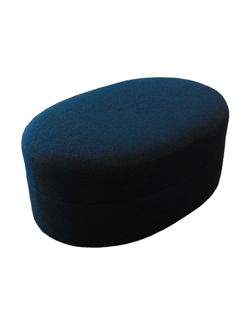 RC Furniture Kaitlyn Oval Ottoman on Casters 43 x 28 x 17.5"H