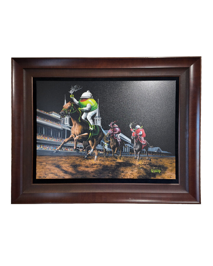 "Daily Double" Signed (Michael) Godard, AP 62/100 Giclee on Canvas 52.5 x 42.5