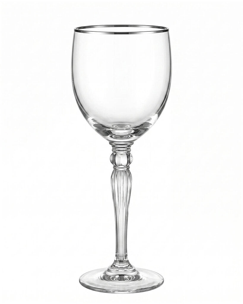 Carlton Platinum by Waterord Crystal Wine Glasses