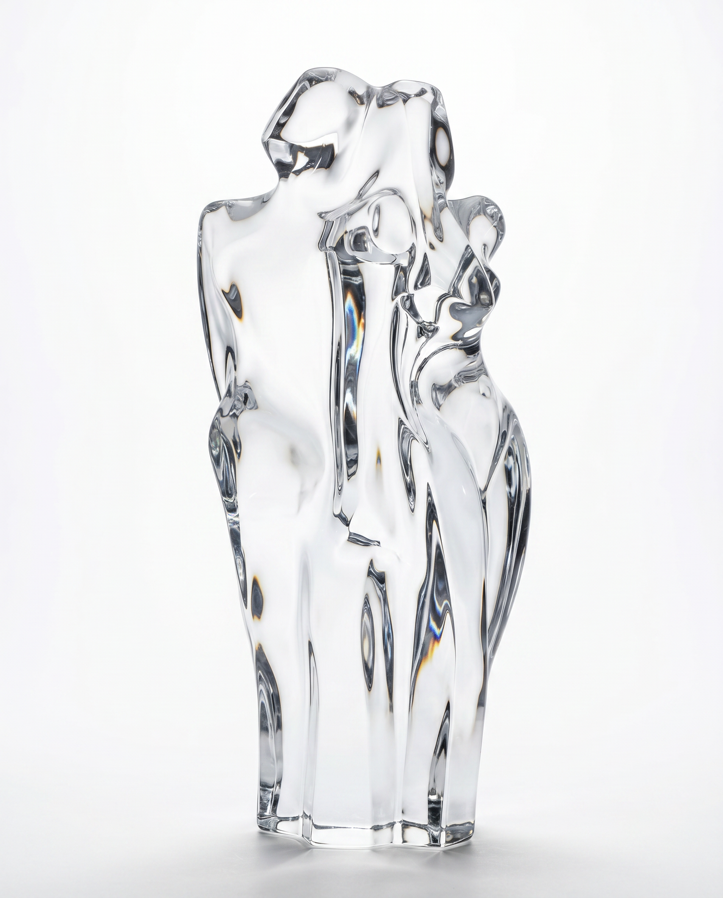 Baccarat Crystal "Lovers Embrace" 12.5"H