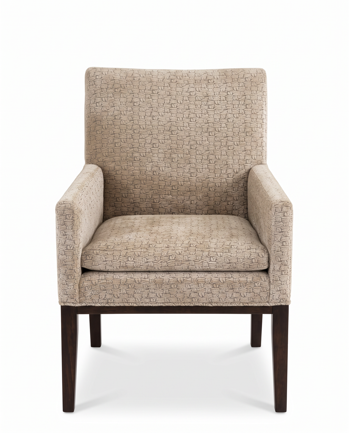 Edward Ferrell Upholstered Arm Chairs 25W 27D 37H - SET OF 4