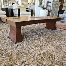 Load image into Gallery viewer, Berman Rossetti &quot;River Runs Through It&quot; Coffee Table in Wenge with Cafe on Maple
