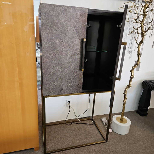 Theodore Alexander Travers Bar Cabinet 31.5W 19.5D 61H