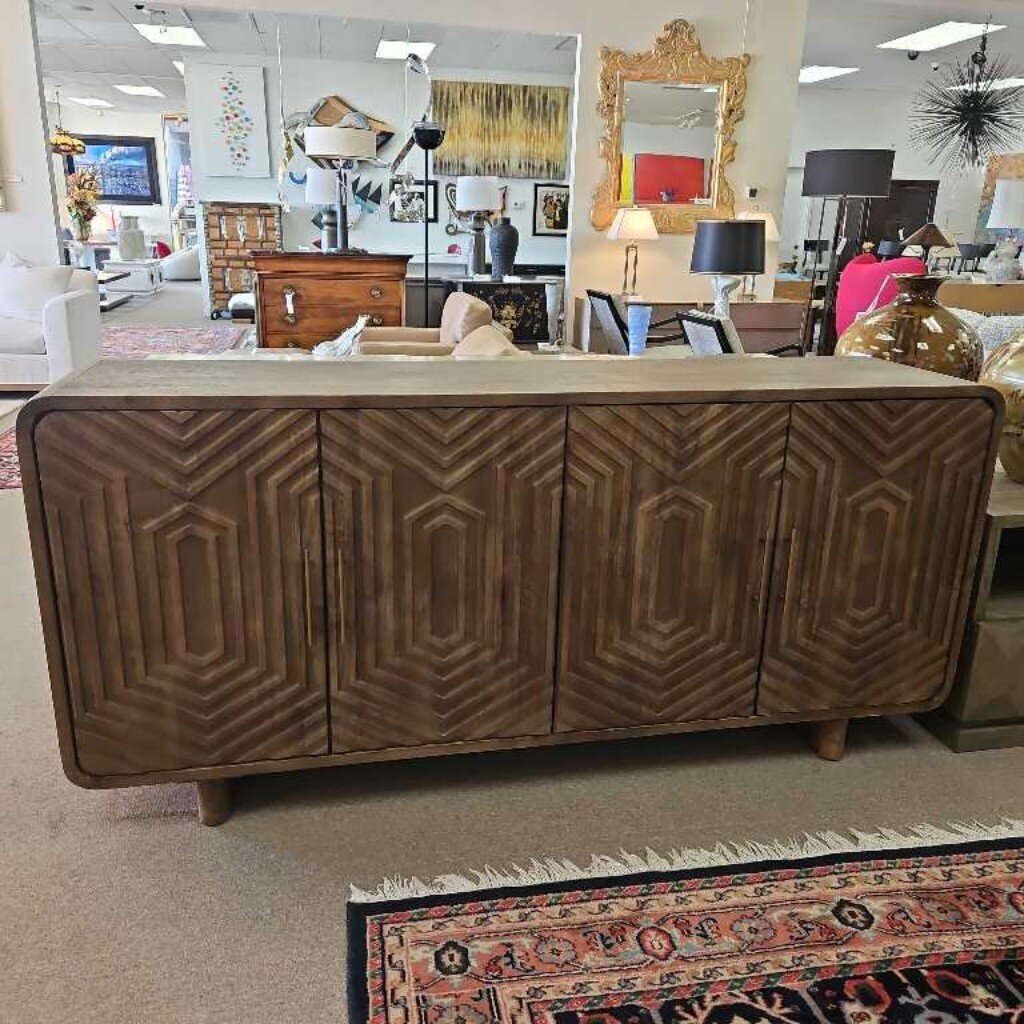 Pottery Barn Delta Buffet, Solid Mango Wood 78W 18D 36H