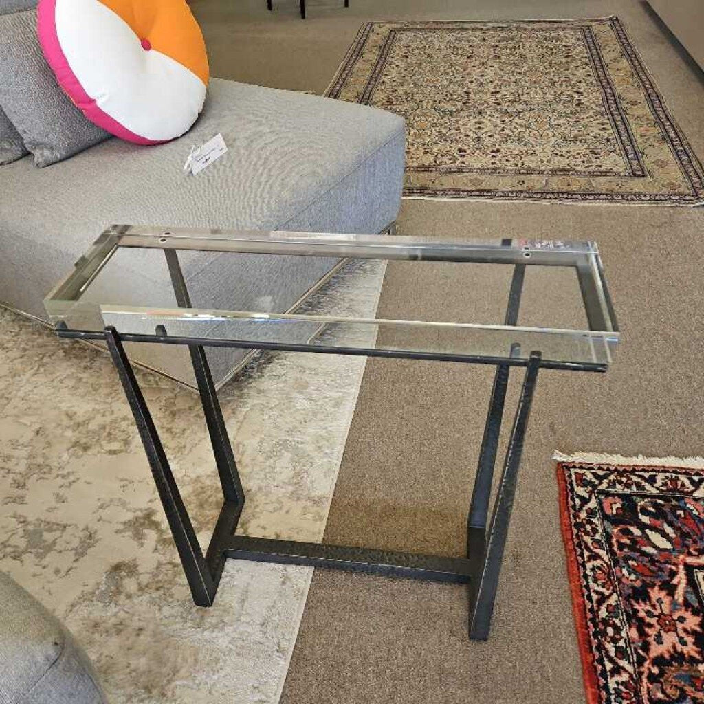 Uttermost Midas Bronze Accent Table 24 x 7 x 24"H