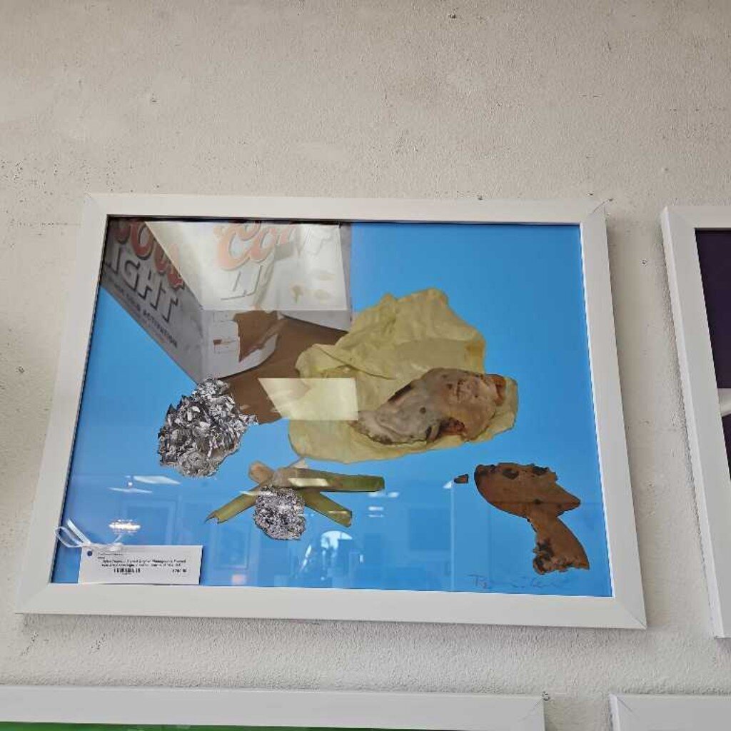 Dylan Trumbull Signed Original Photographic Framed Wall Art; Coors Light, Cookies, Burrito 25.75 x 19.5