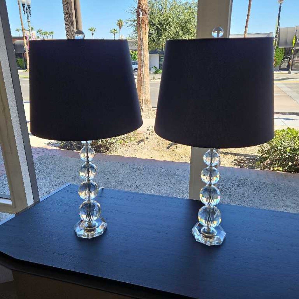 Safavieh Crystal Ball Table Lamps 27"H (PAIR)