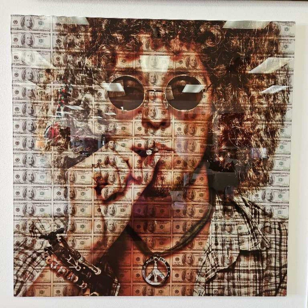 Roger Daltrey Glass Panel Wall Art 39.25"Sq.