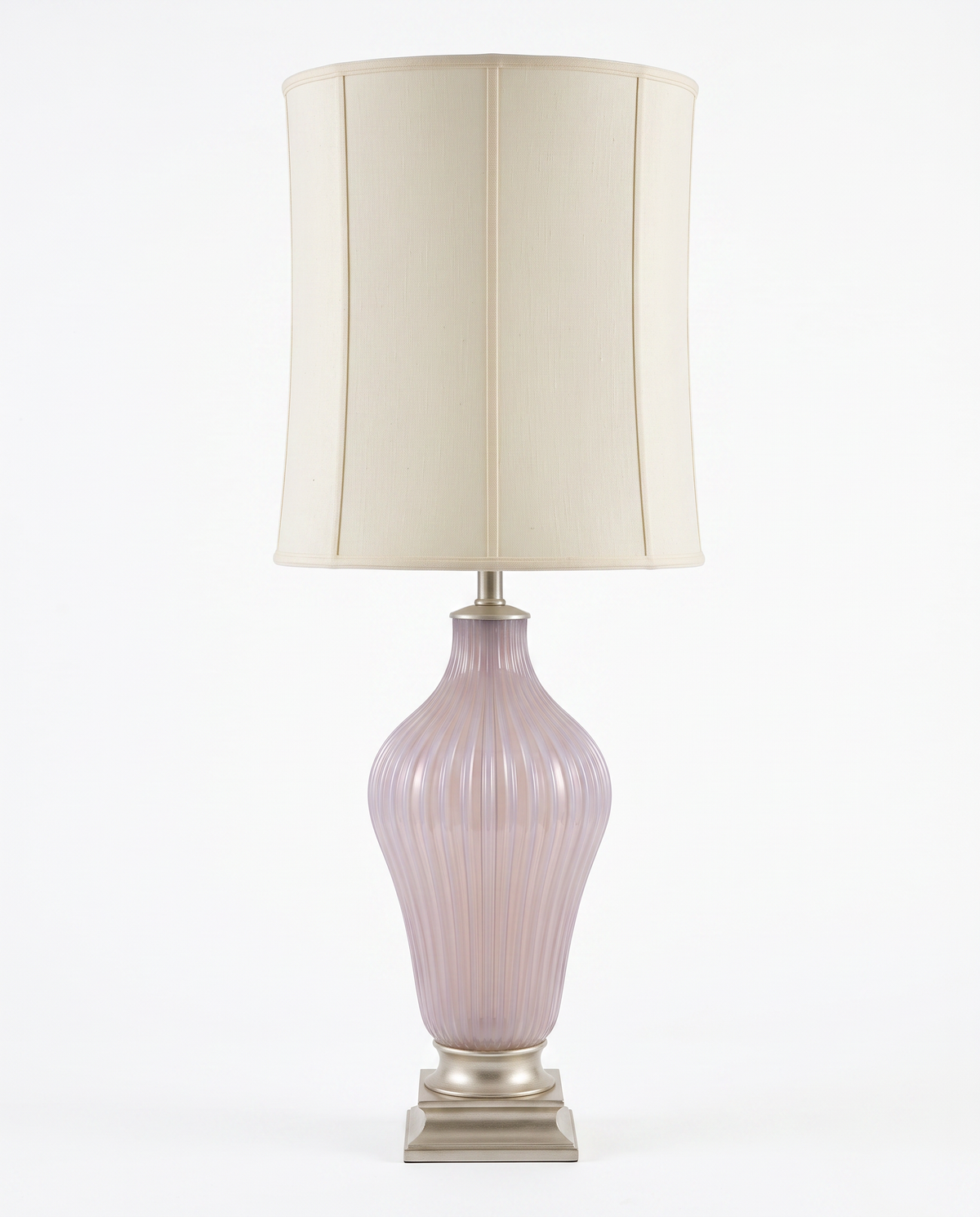 Marbro Murano Lavender Opaline Glass Lamp