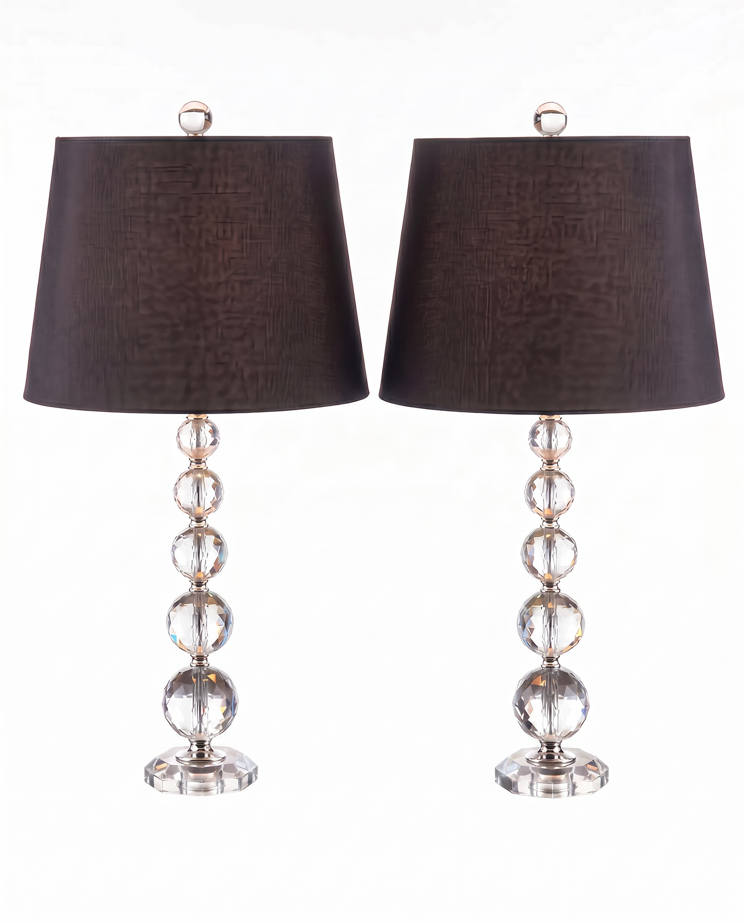 Safavieh Crystal Ball Table Lamps 27"H (PAIR)