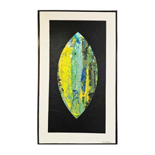 Load image into Gallery viewer, &quot;Australian Opal&quot; Original Acrylic on Canvas Signed Michael Schwertfeger, Custom Frame
