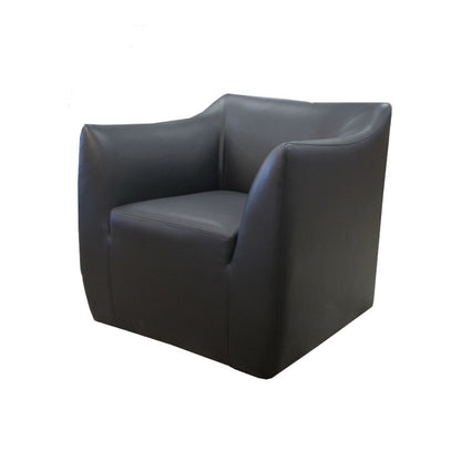 New Dakota Jackson IKO Comfort Chair, Black Leather