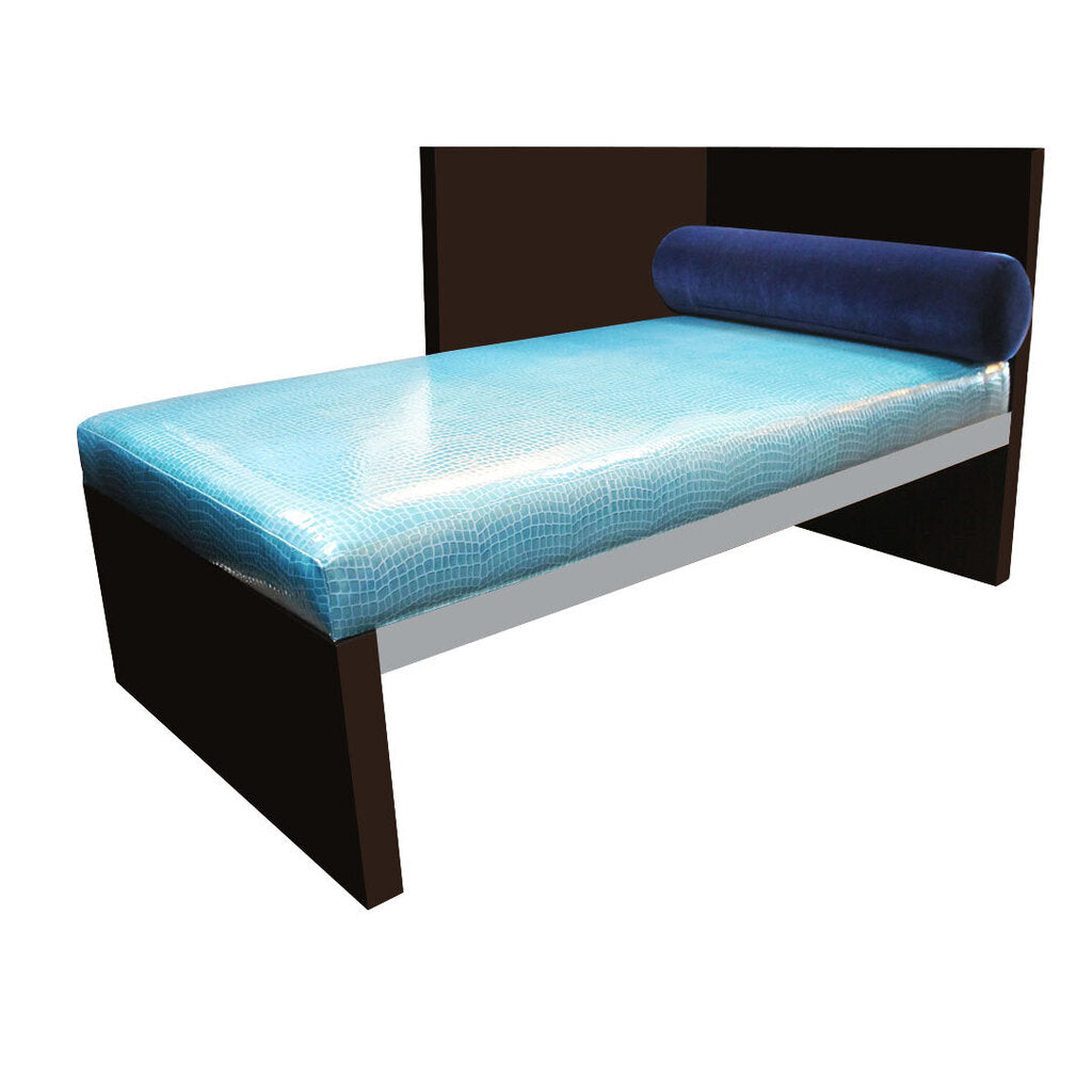 Faux Blue Gator Chaise Lounge, Tiger Wood