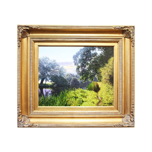 Original Oil on Canvas, Gloss Varnished Landscape by Michael James Smith