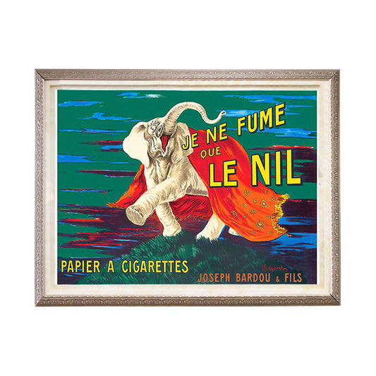 "Je Ne Fume Que Le Nil" Artist Leonetto Cappiello Italian, 1912 Lithograph Poster