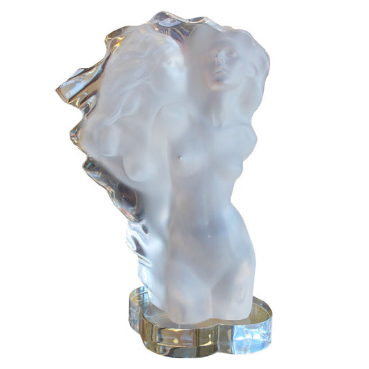 Frederick Hart "Visitation" Ltd. Ed. 45/350 C/A, Lucite Sculpture & Pedestal