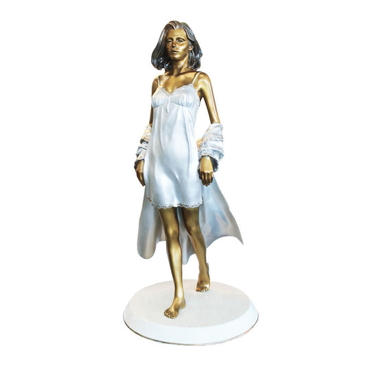 Signed Ramon Parmenter "Summer" Bronze Sculpture Ltd. Ed. 68/74 w/Pedestal