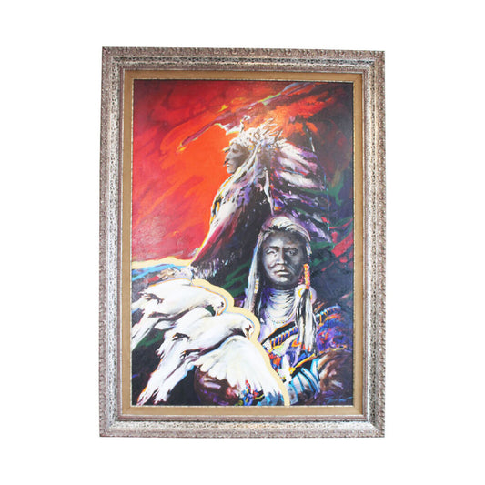 "My Word is My Promise" Original Acrylic by Joseph Kinnebrew