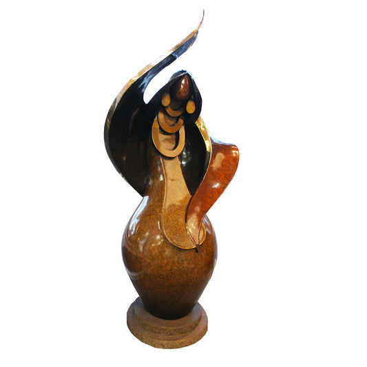 "Greeting The Sun" by Kim Obrzut Ltd. Ed. 7/22, 2001 (29.5 x 19 x 63H)