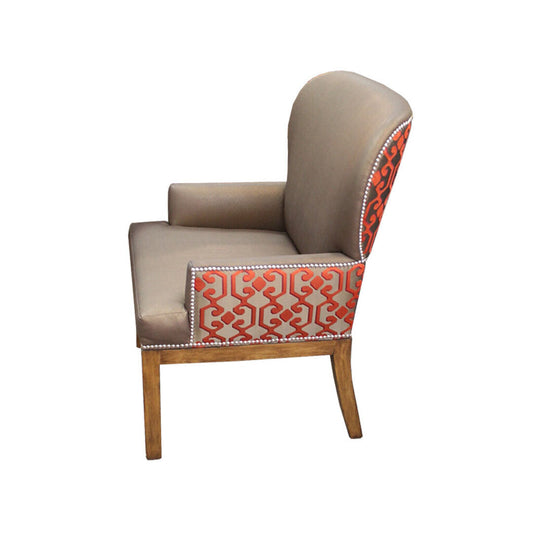 Custom Upholstered Dining Arm Chairs - Set of 8