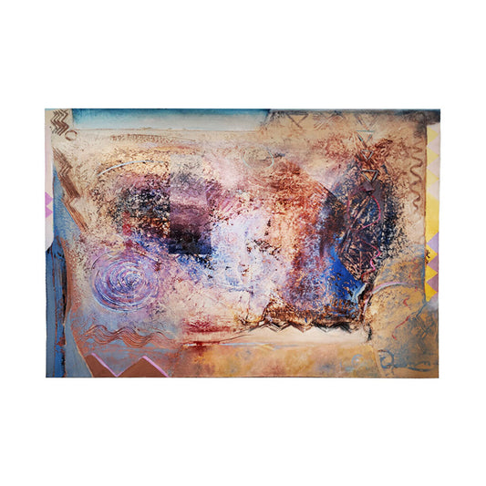 "Crystallization II" Original Oil on Canvas Abstract Painting by Richard Quinn 84W 60H