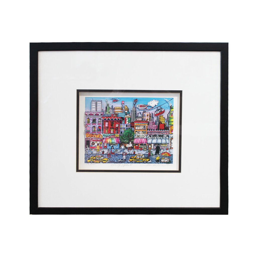 "Going Uptown" Signed Charles Fazzino, Ltd. Ed. 116/495