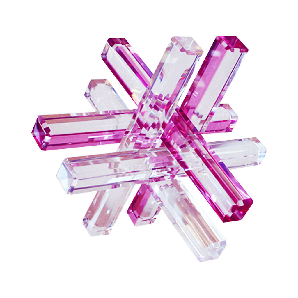 Signed Custom Pink & Clear 