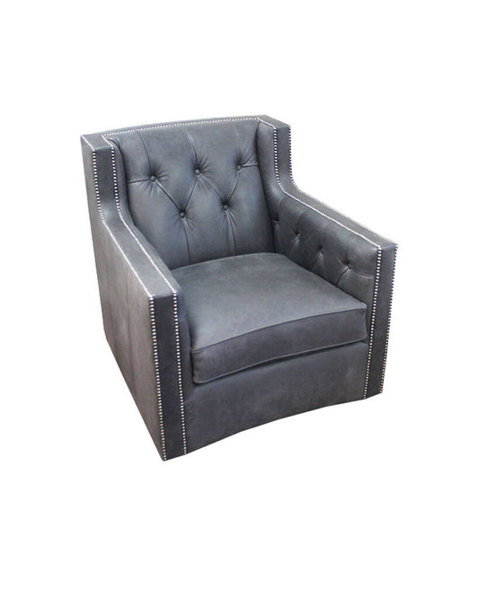 Bernhardt Candace Leather Swivel Chair