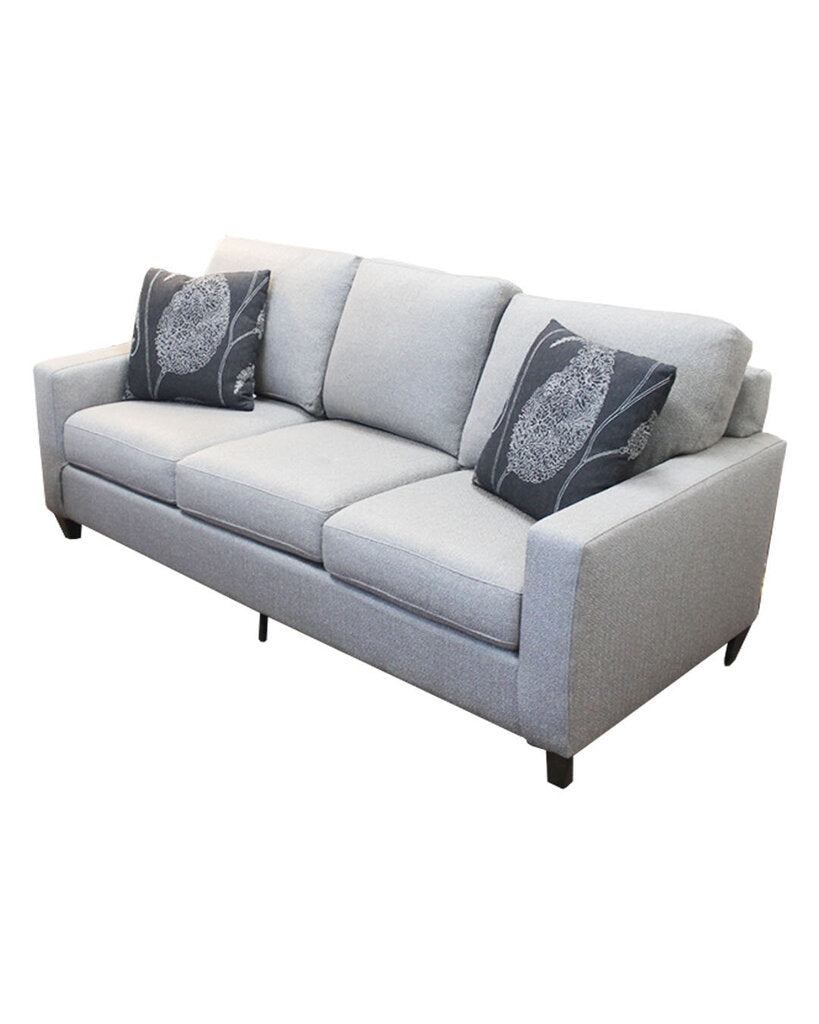 Bassett Upholstered Grey Sofa