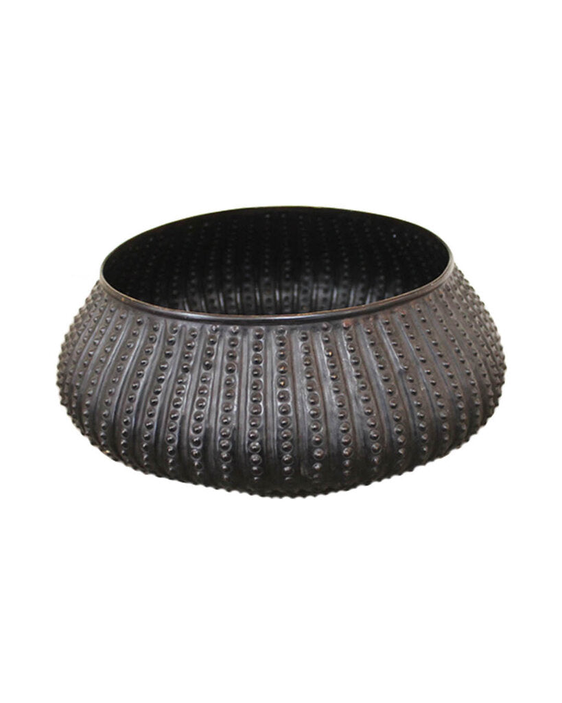 Hebi Arts Nail Head Metal Hammered Bowl