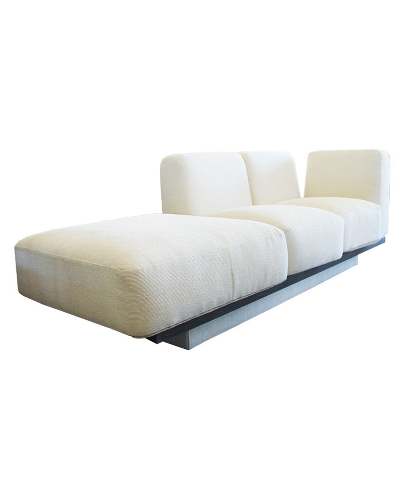 Italian Custom Upholstery Sofa w/Open End