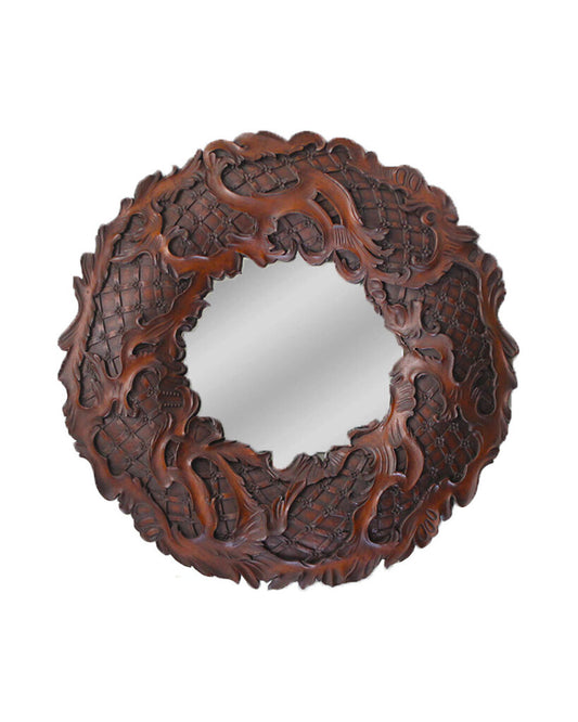 Composite Round Wall Mirror
